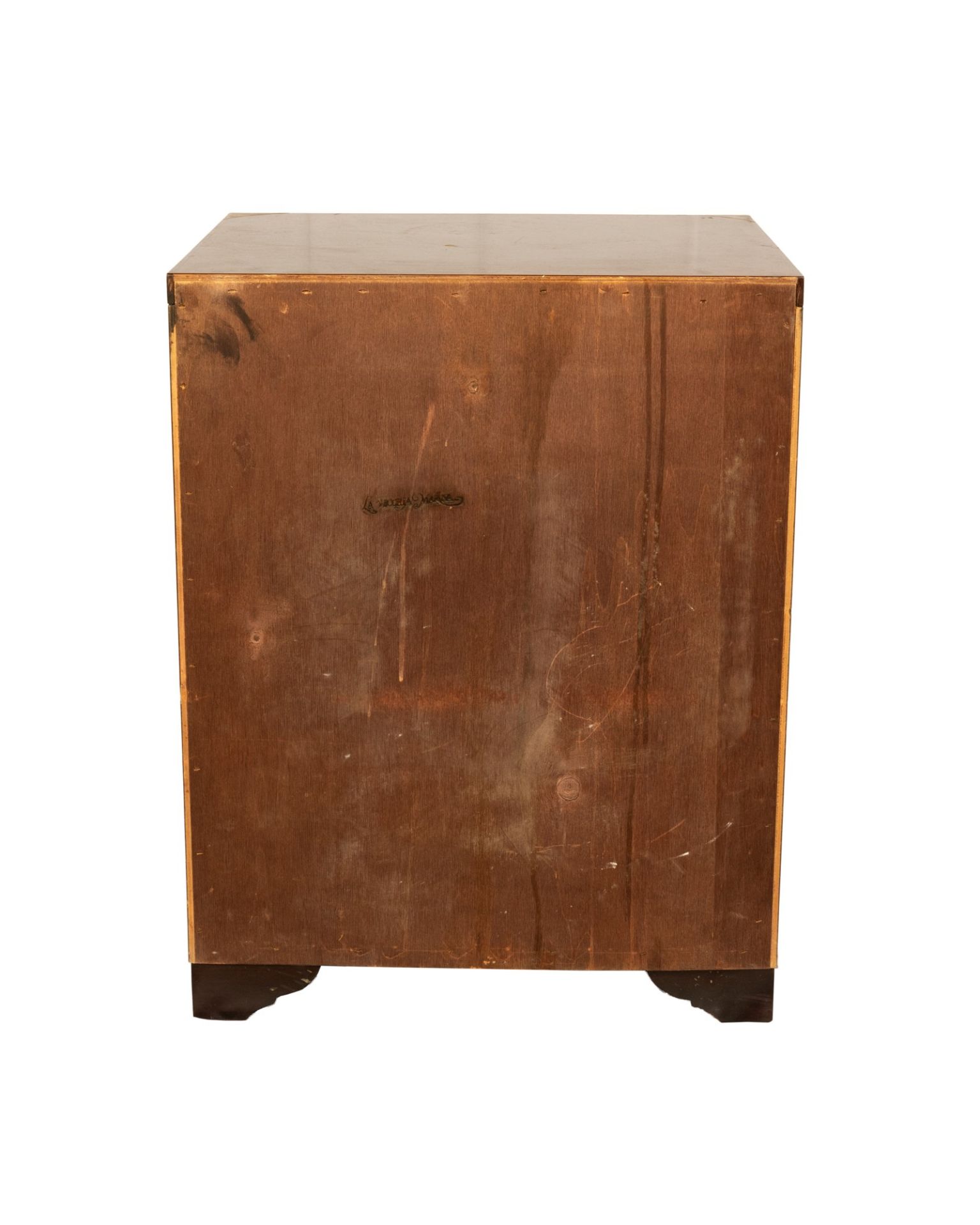 Antica Marina wooden bedside table with brass inserts - Image 22 of 23