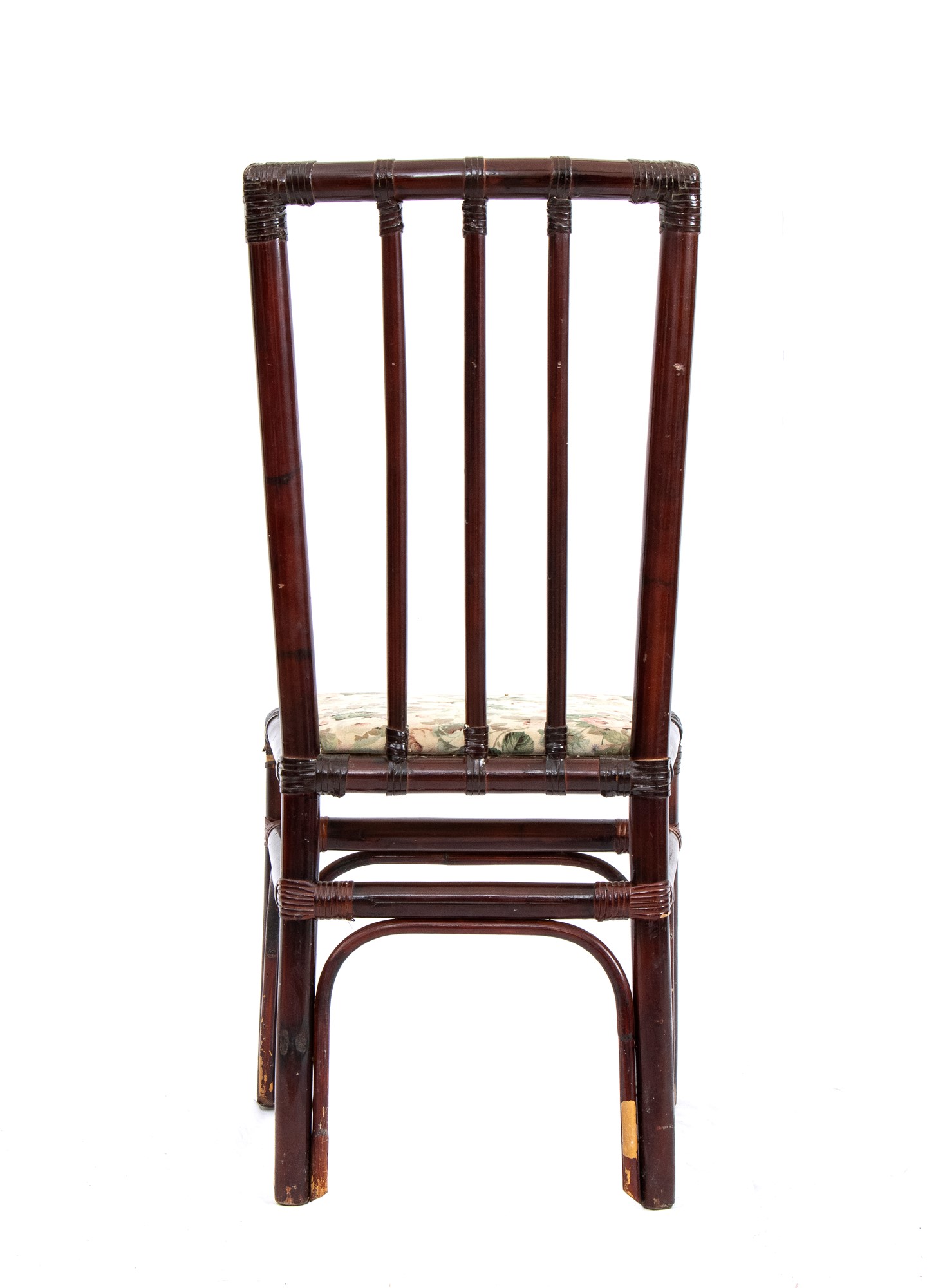 Six chairs with lacquered bamboo structure - Image 12 of 15