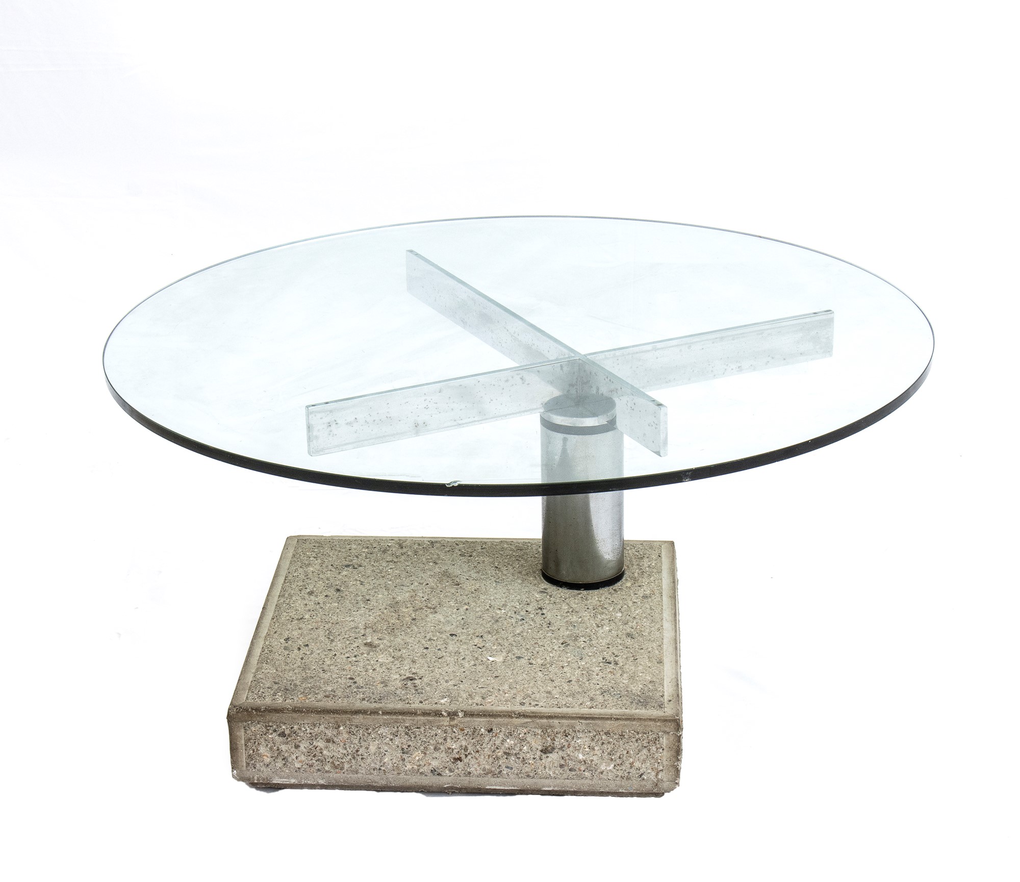 Giovanni Offredi (attr. to) Concrete Coffee table - Image 4 of 15