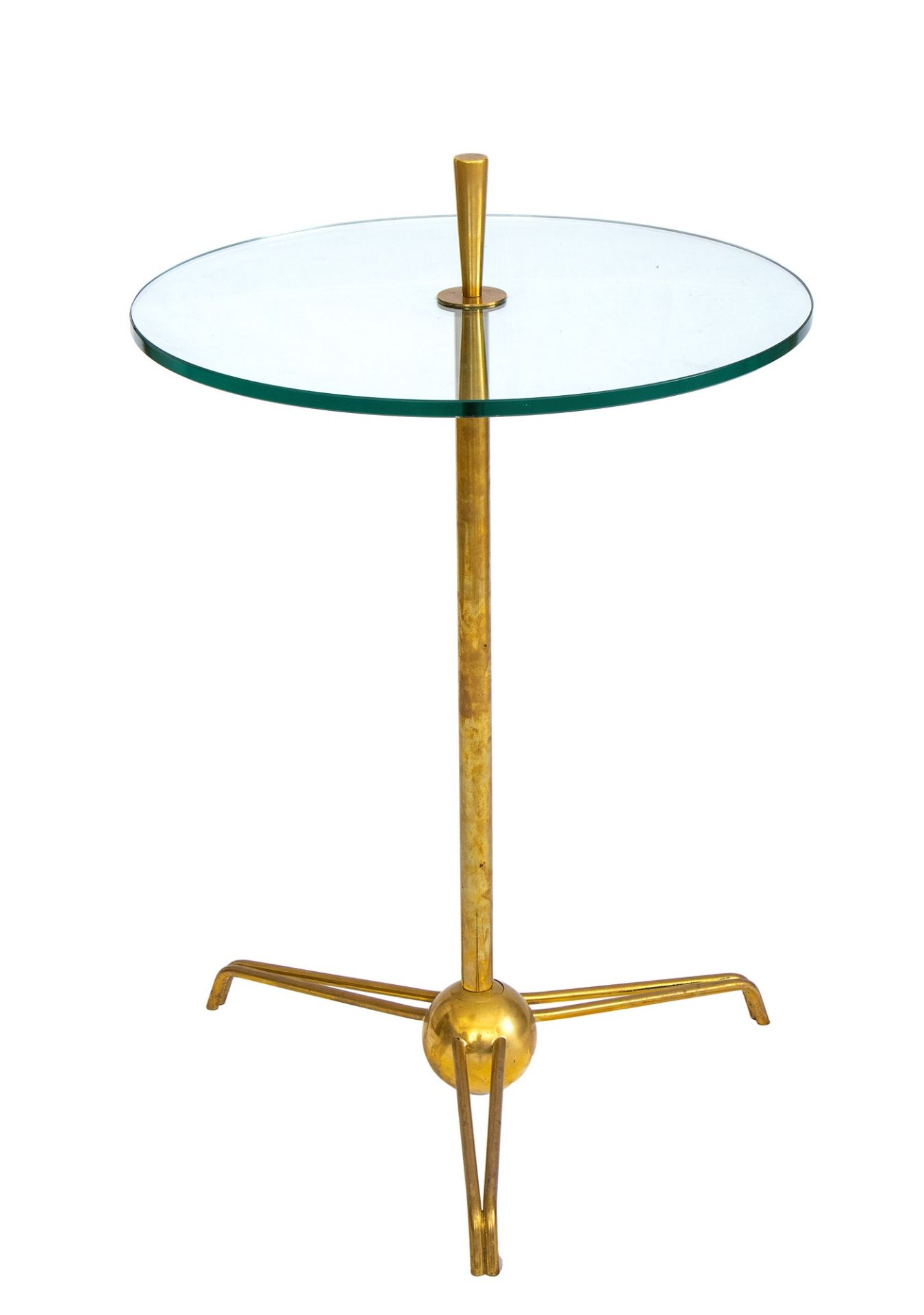Glass and brass coffee table - Bild 3 aus 7