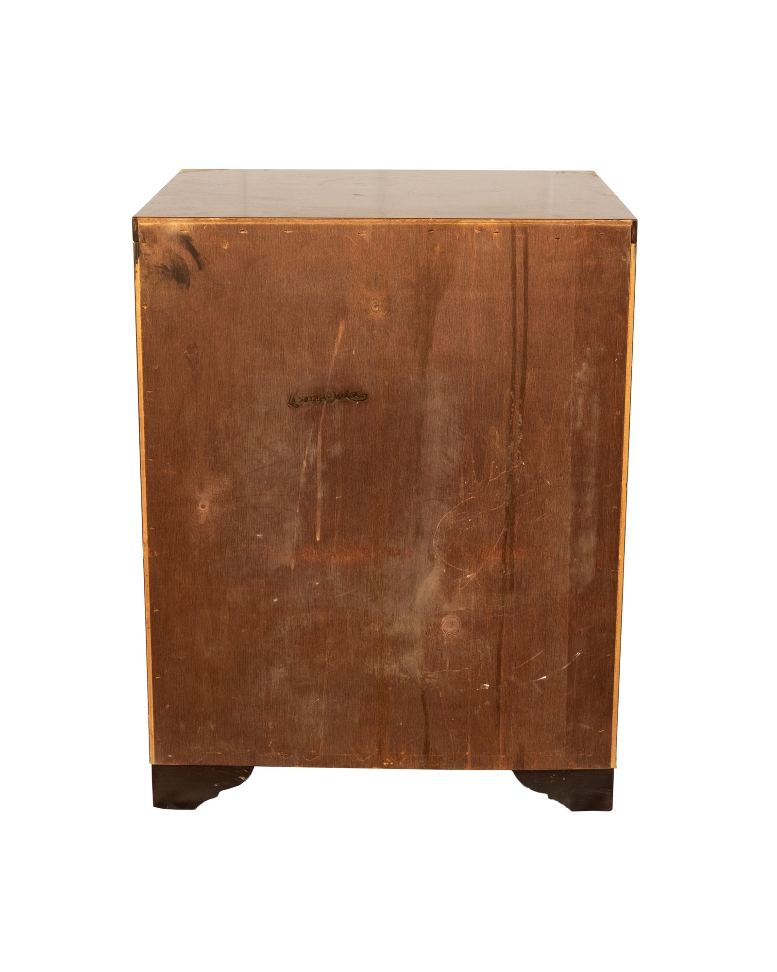 Antica Marina wooden bedside table with brass inserts - Image 21 of 23