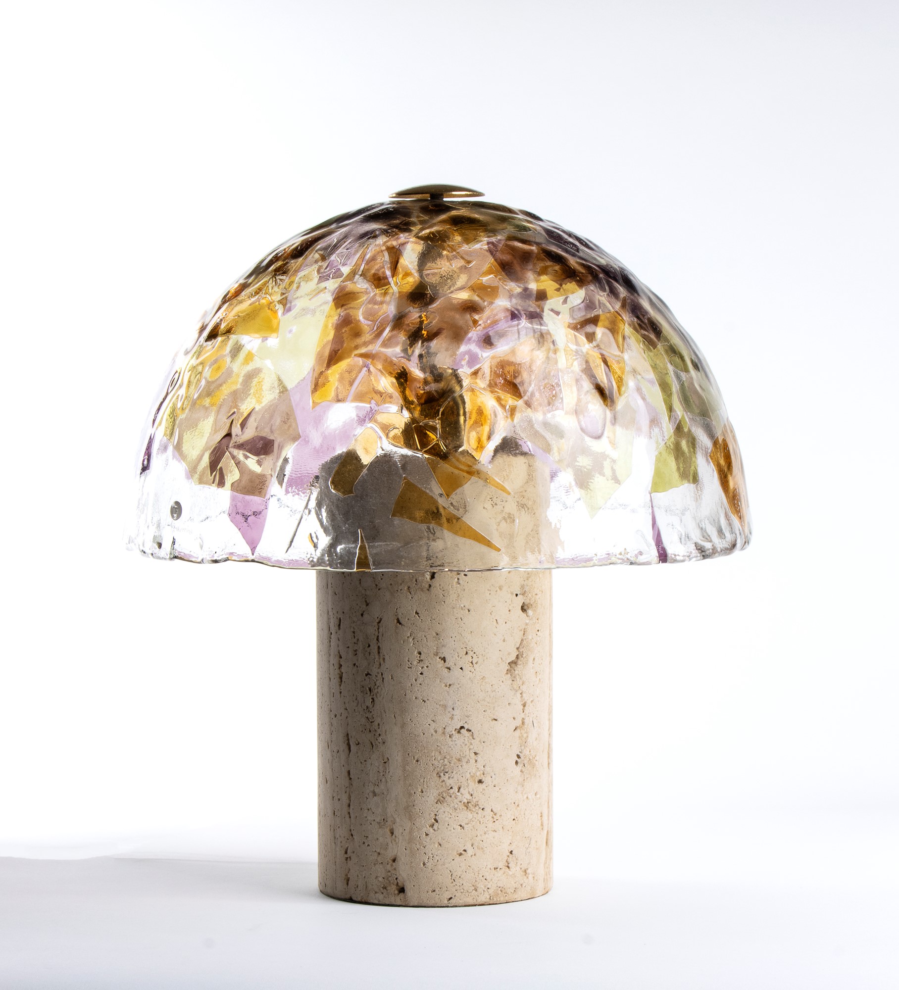 Polychrome blown glass table lamp by La Murrina - Image 6 of 15
