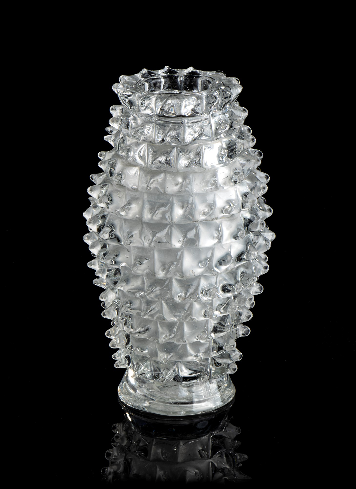 Ercole Barovier Murano 16/06/1989-Venezia 19/05/1974 Rostrate vase in blown glass - Image 3 of 3