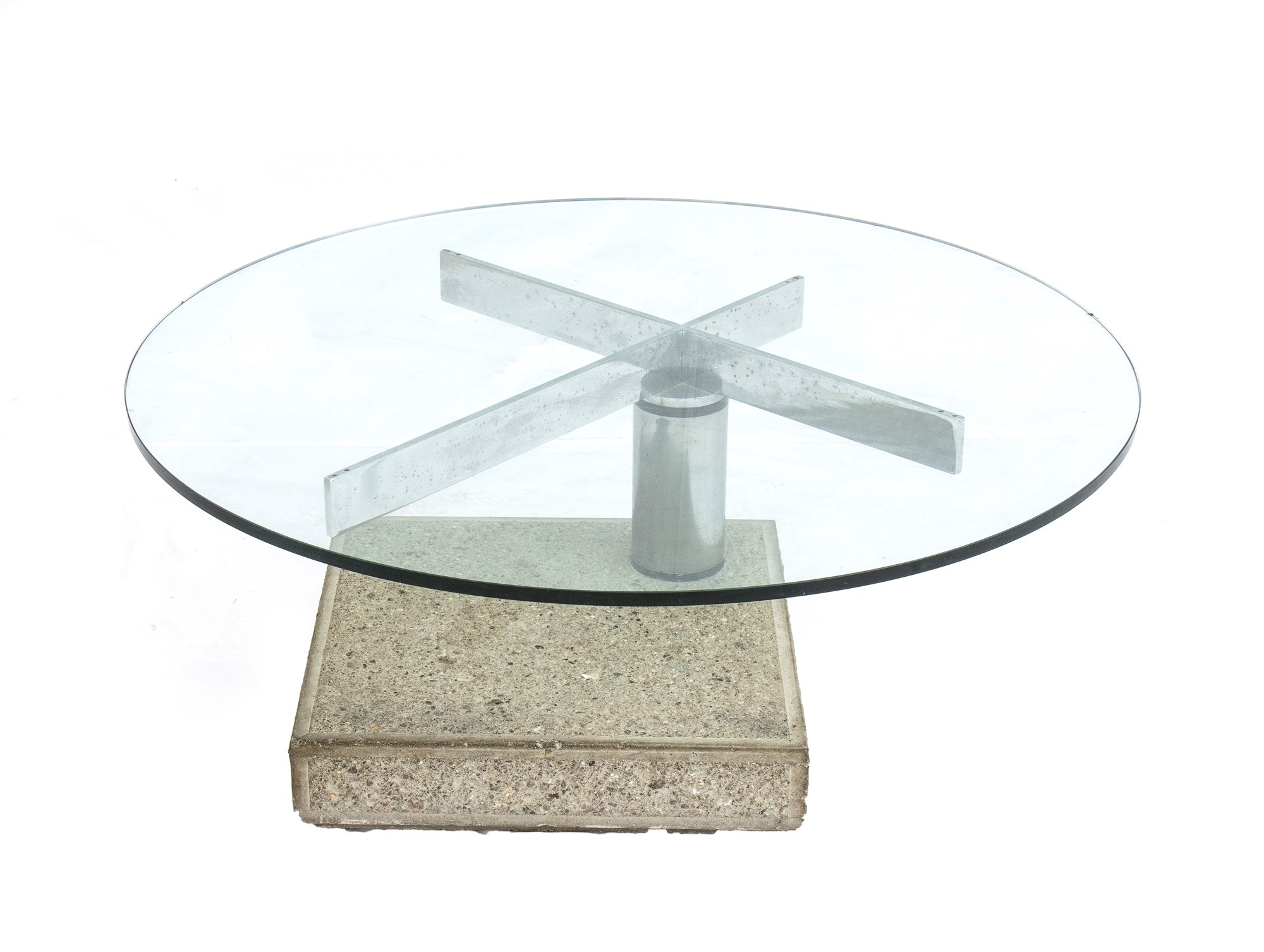 Giovanni Offredi (attr. to) Concrete Coffee table - Image 2 of 15