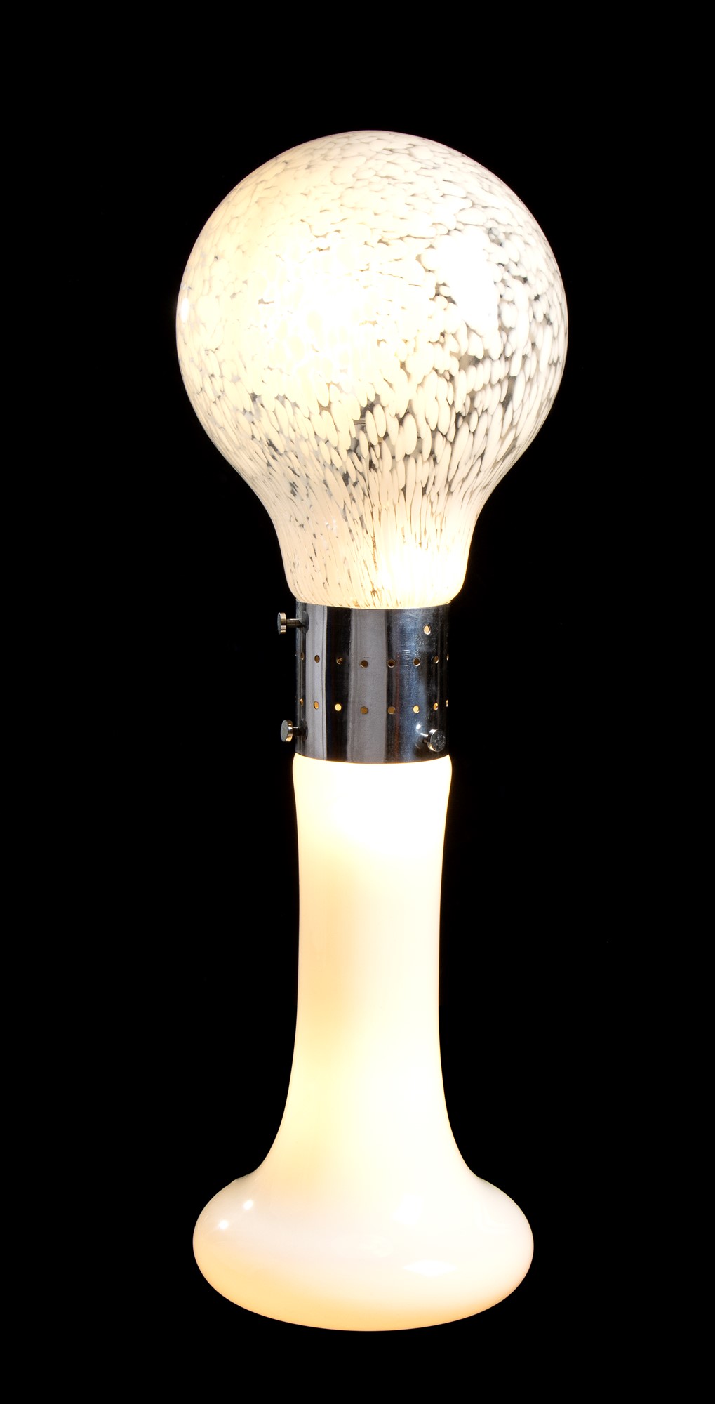 Carlo Nason Murano 1935 Birillo floor lamp composed of blown murano glass - Image 6 of 7