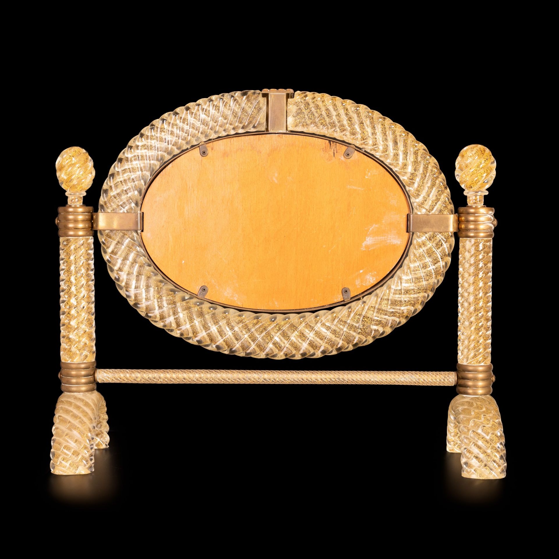 Archimede Seguso Murano 1909-Murano 1999 Table Mirror - Image 8 of 9