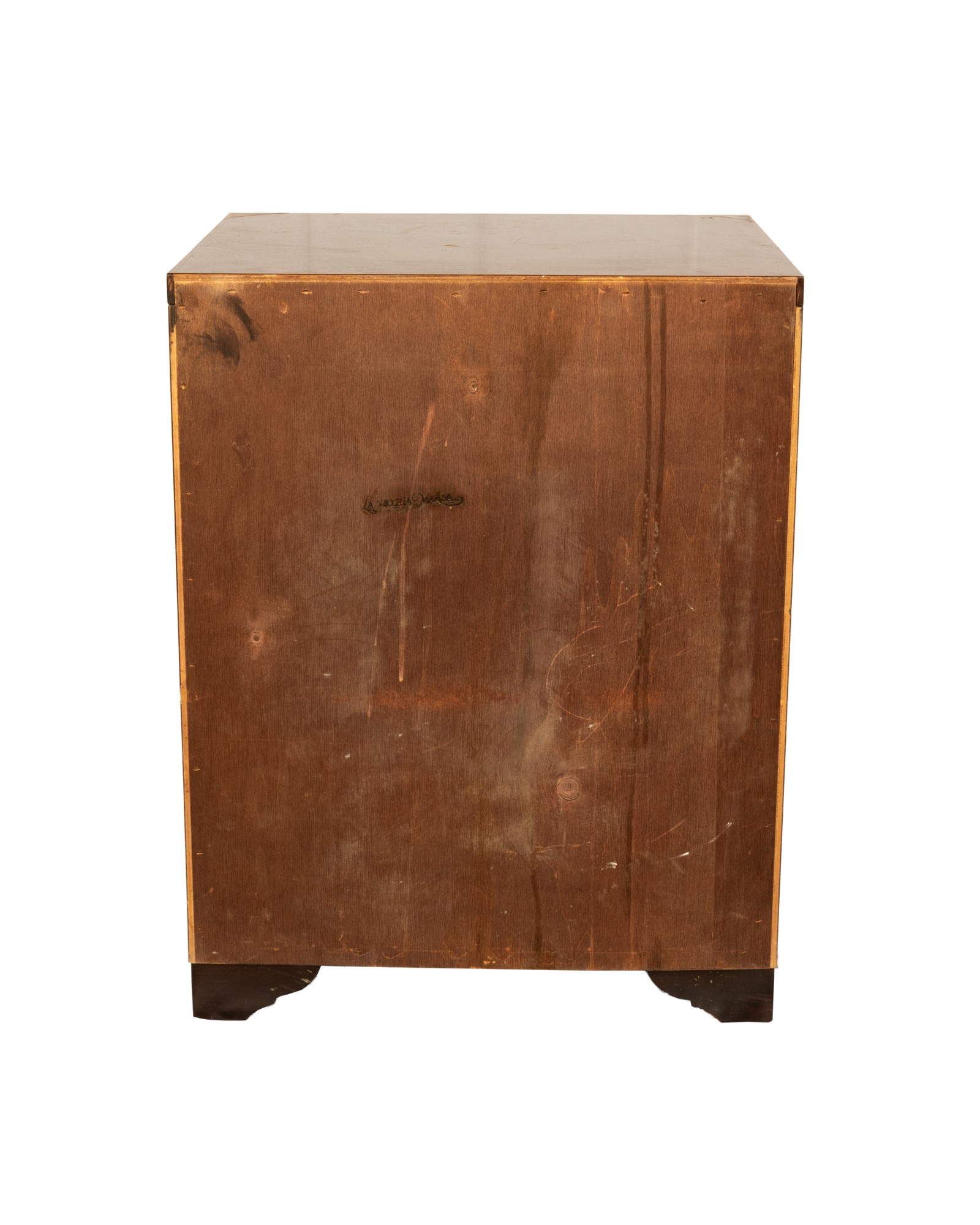 Antica Marina wooden bedside table with brass inserts - Image 20 of 23