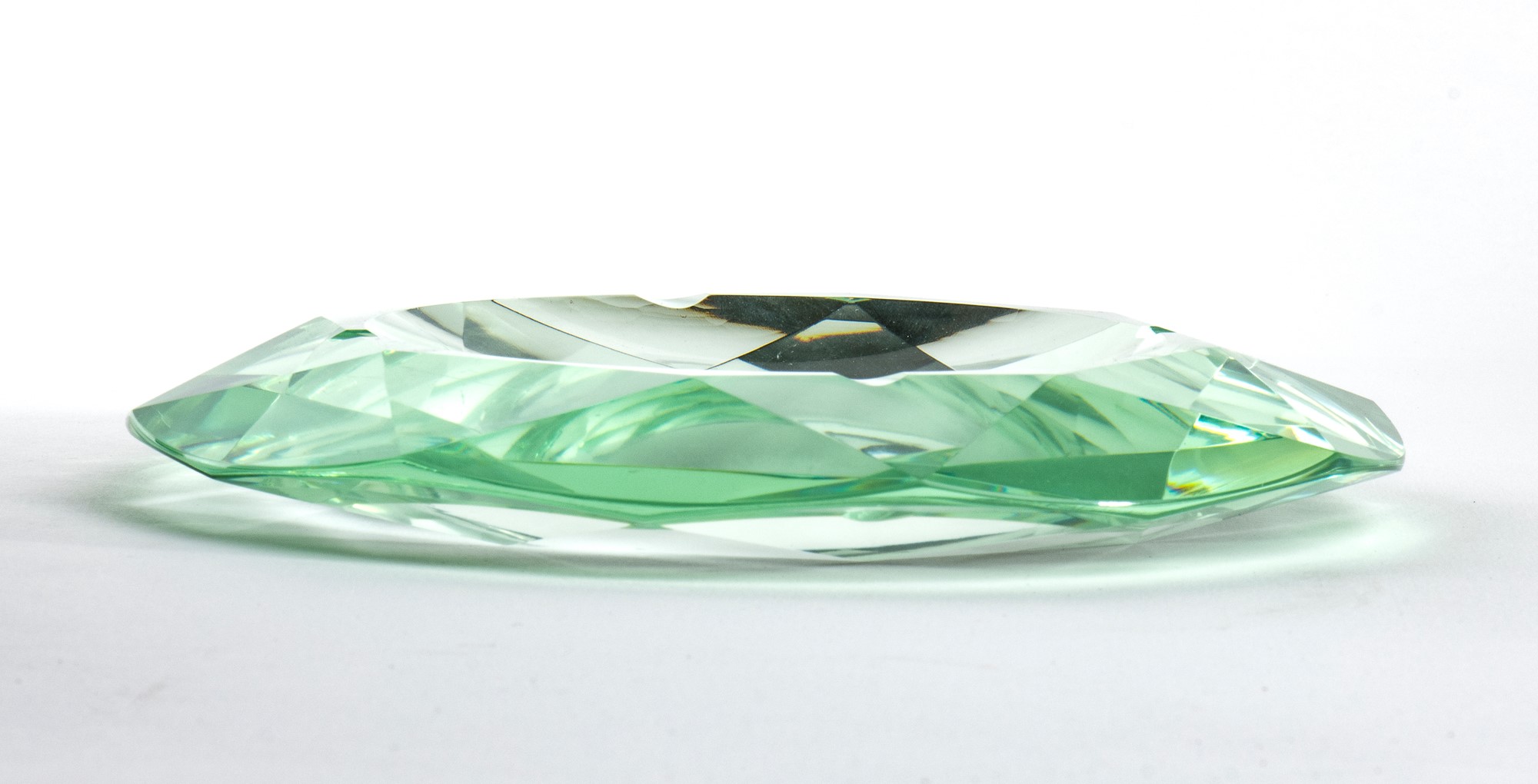 Ashtray in green glass Nile attributed to Fontana Arte - Image 4 of 15