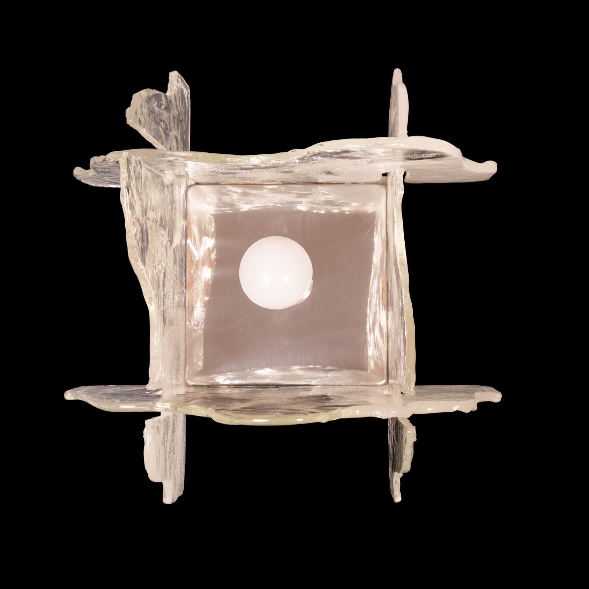 Carlo Nason Murano 1935 Wall lamp mod. LS263 in Murano glass - Image 3 of 9