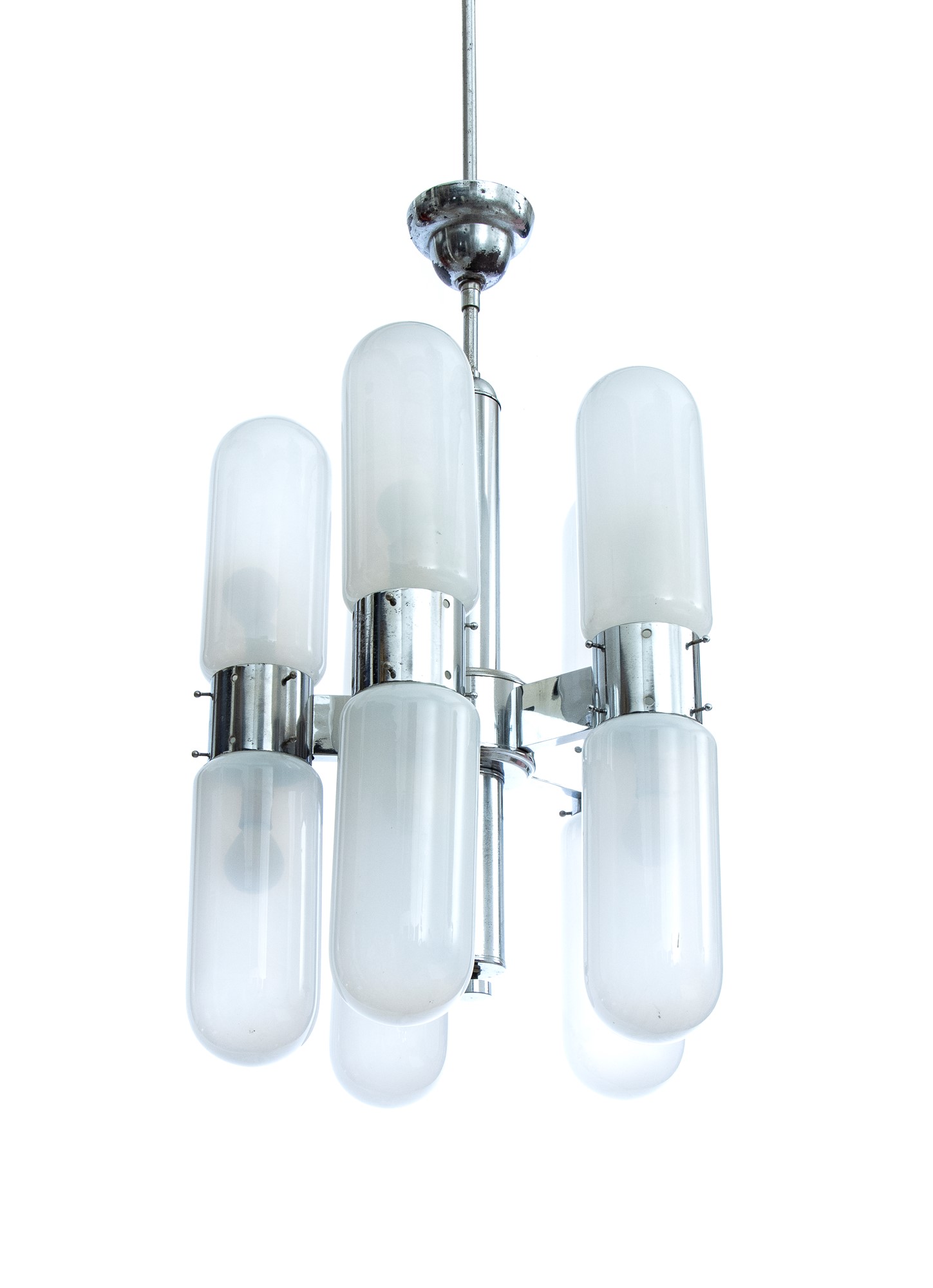 10 lights pendant lamp mod. Torpedo for Mazzega - Image 8 of 15