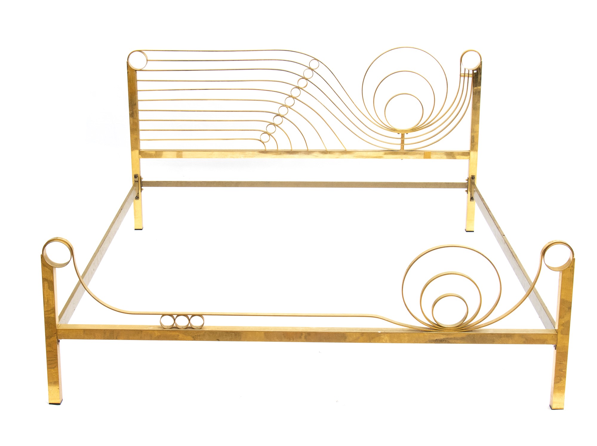 Brass bed frame for double bed