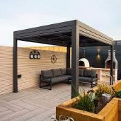 RRP £1000 - Oversized Pallet Containing Part Lot And Complete Garden Furniture Such As Pergola, Dini