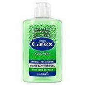 RRP £200 Brand New X4 Boxes Carex Hand Gels, 6X300Ml In Box, Various Scents/Fragrance