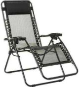 RRP £140 Brand New Factory Sealed Amazon Basics Zero Gravity Chair X2