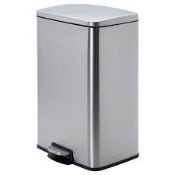 RRP £400 - Cage Containing Assorted Items Such As Side Table, Stainless Steel Bin And More