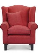 RRP £400 Ex Display Red Single Armchair (S)