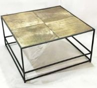 RRP £300 Like New Hurston Coffee Table, Gold