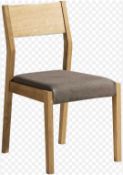 RRP £180 Like New Single Back Upholstered Dining Chair