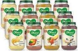 * RRP £120 X8 Cases Of 12 Olvarit Variety Pack Fruits Bbe-6.21