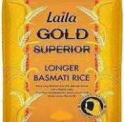 RRP £75 X3 10Kg Bags Of Laila Gold Superior Longer Basmati Rice Bbe-June 26