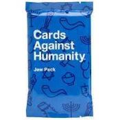 RRP £150 X15 Brand New Packs Of Cards Against Humanity Jew Packs (S) (Condition Reports Available On