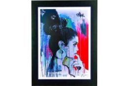 RRP £200 Brand New X2 Canvases Including Planets By Loui Jover