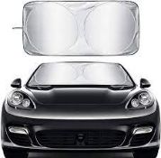 RRP £180 Brand New X2 Items Including BMW 1 Car Shades Series E88 , Be The Spark Framed Art