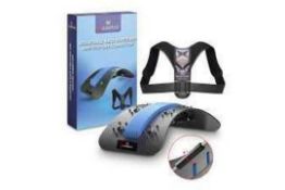 RRP £190 Brand New Items Including Pasebo Adjustable Back Stretcher, Stomach Toner, Hula Hoop & More