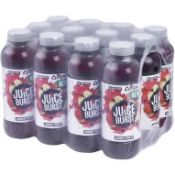 RRP £250 Lot To Contain Assorted Drink Items Including X13 Crates Juice Burst. Bbe 01 24 , 06,24.