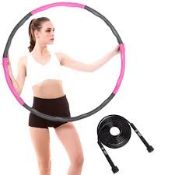 RRP £1000 - Cage Containing Brand New Assorted Items Such As Fitness Hoops, Wine Rack And More