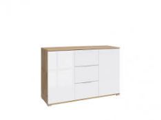 RRP £750 - Pallet Containing White Wooden Sideboard Unit