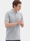 RRP £100 - 8 X Brand New Mens Polo Shirts In Grey (Various Sizes)