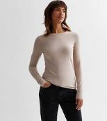 RRP £120 - 12 X Brand New Womens Long Sleeved Tops (Various Sizes)