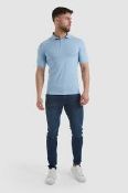 RRP £145 - 12 X Brand New Mens Polo Shirts In Blue And Grey (Various Sizes)