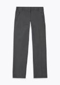 RRP £200 - 10 X Brand New Grey Trousers With Zip Pockets