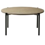 RRP £250 Carbury Circular Coffee Table In Wooden Finish