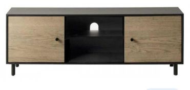 RRP £565 Like New Carbury Tv Stand With Shelving Display