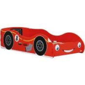 RRP £200 Like New Little Hudson Car Bed In Red (Marks Present)(Needs Assembly) (3Of 3)