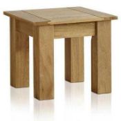 RRP £300 Like New Normandy Side Table In Pine Finish