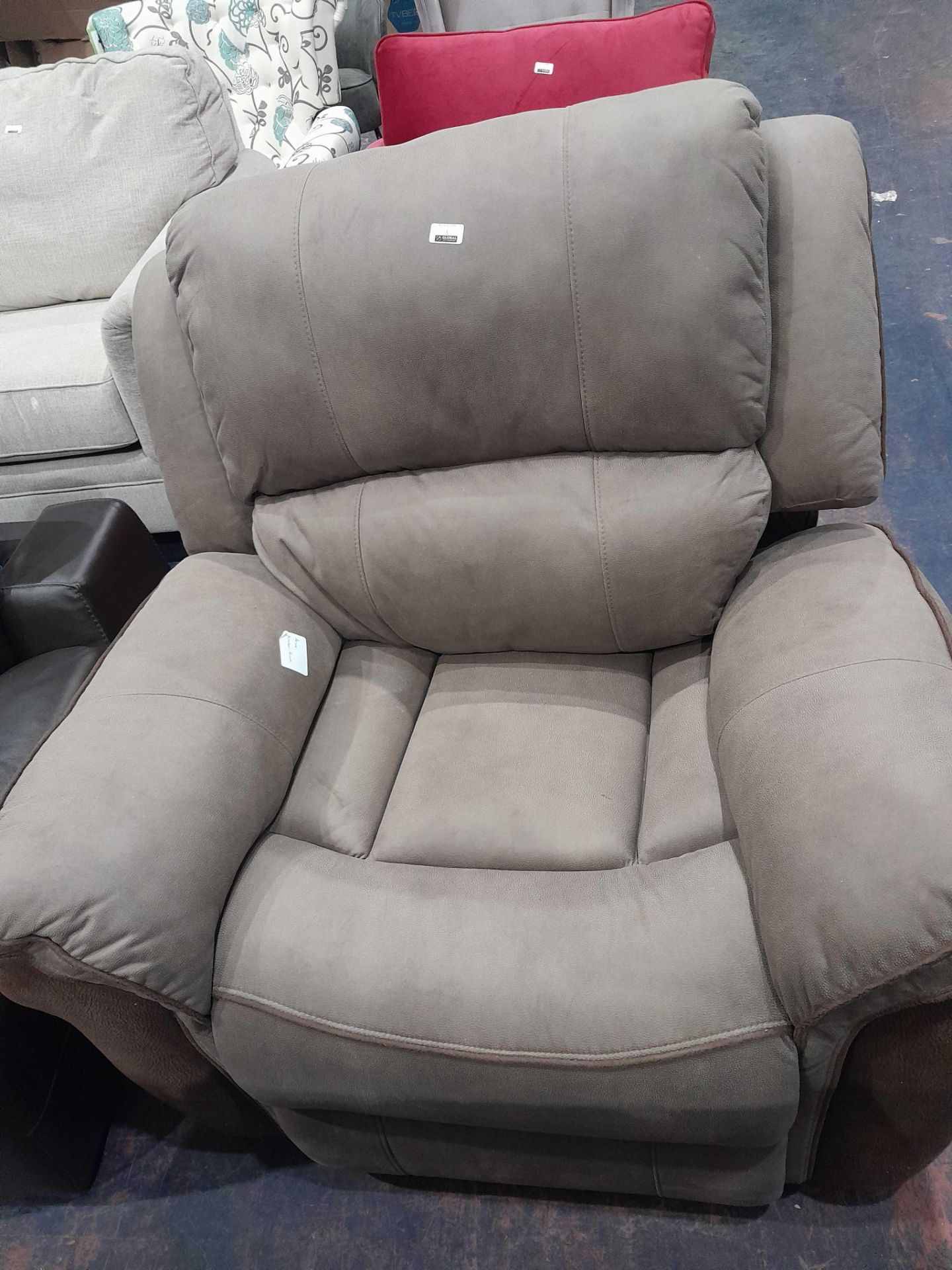 RRP £380 Ex Display Reclining Armchair - Image 2 of 2