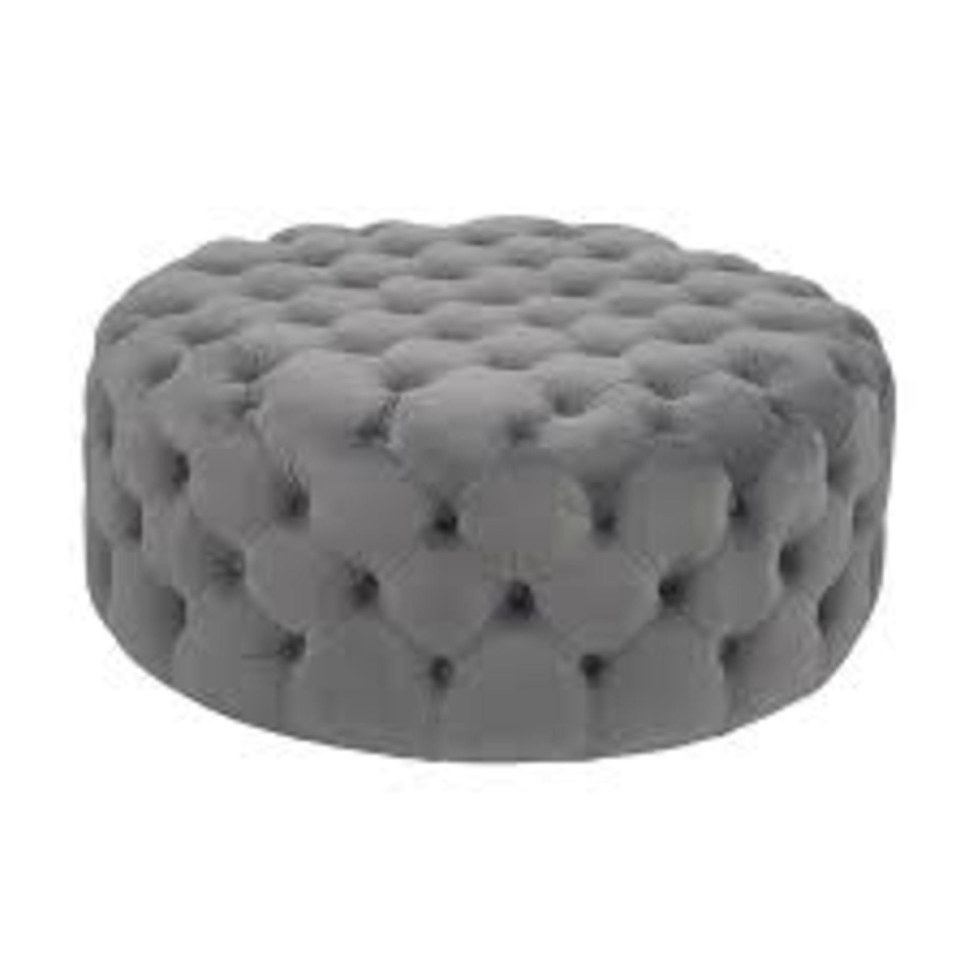 RRP £300 Ex Display Buttoned Pouffe