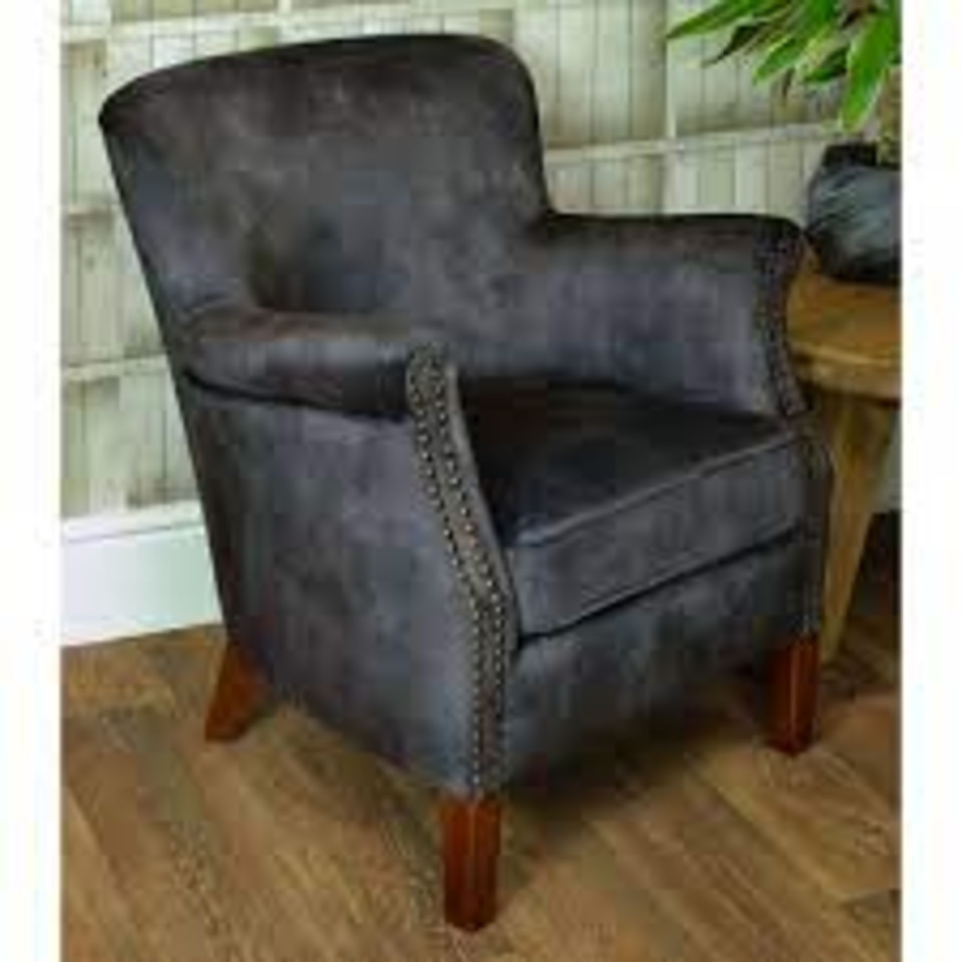 RRP £240 Ex Display Charcoal Grey Armchair