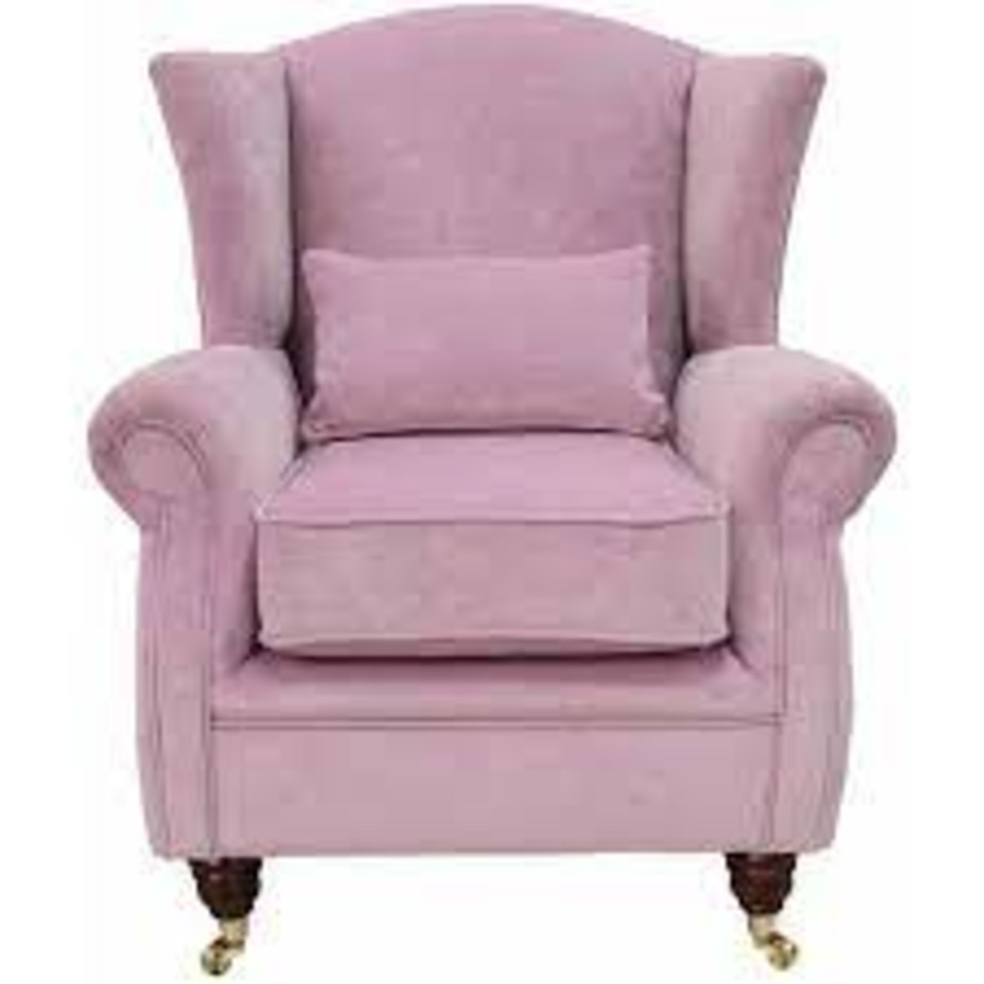 RRP £320 Ex Display Lilac Wingback Armchair