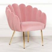 RRP £210 Ex Display Pink Shell Chair