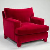RRP £280 Ex Display Red Armchair