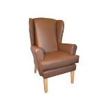 RRP £190 Ex Display Brown Orthopaedic Waiting Chair