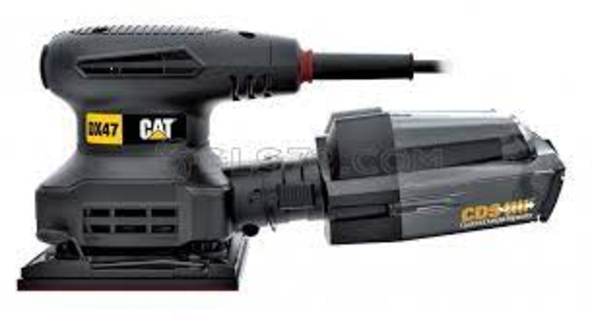 RRP £45 Brand New Boxed Cat 1/4 Sheet Palm Sander 240W Dx47 (S)