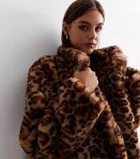 RRP £645 - Brand New/Used Assorted High End Department Store Clothing Such As Leopard Print Coat Pj