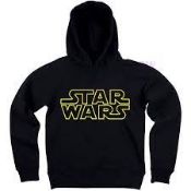 RRP £120 - 6 X Brand New Hoodies Star Wars/Nasa/Varsity Designs