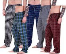 RRP £100 - Approx. 10 X Brand New Men's Pyjama Bottoms